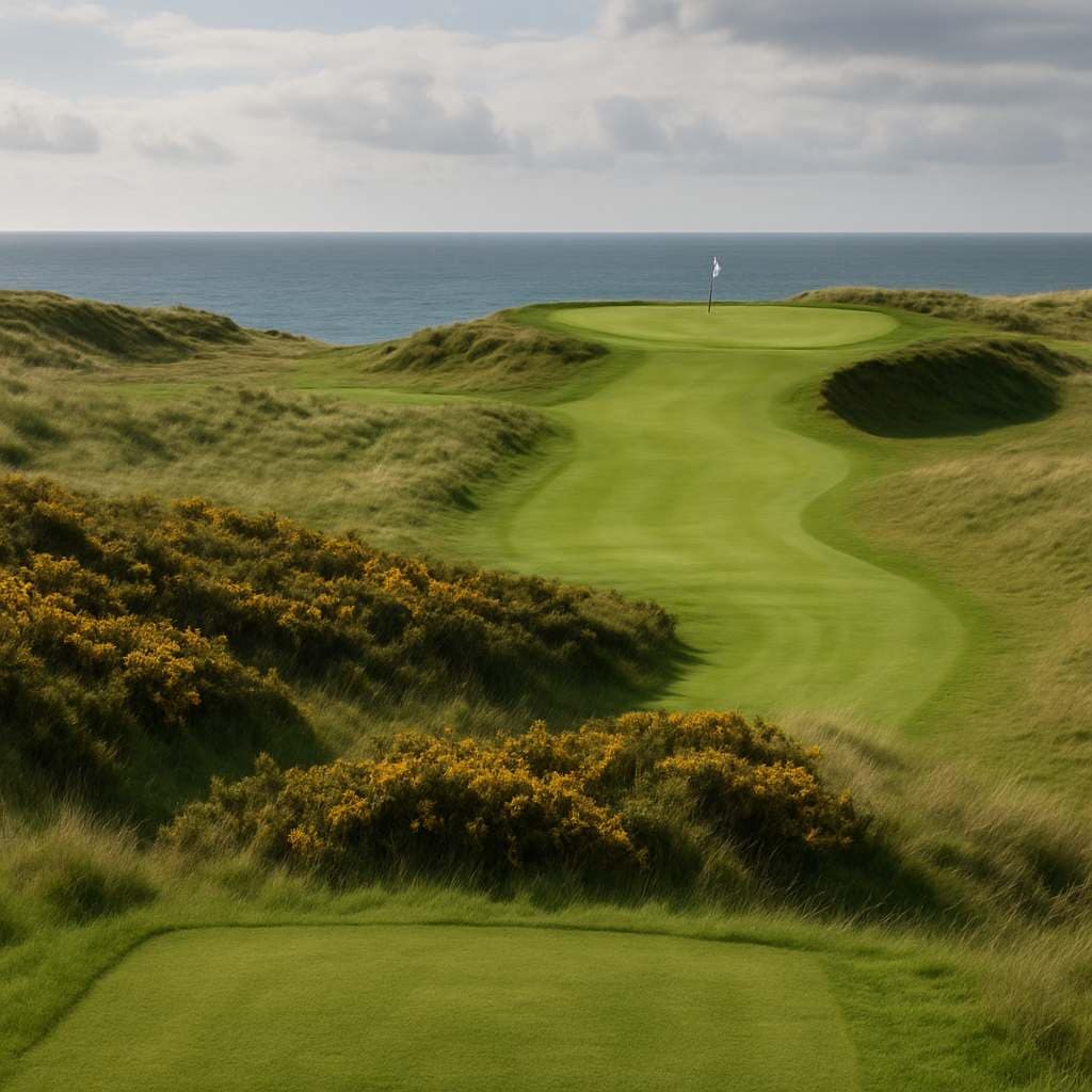 GCI Links-style Golf Course overhead view - golfcourseintel.com