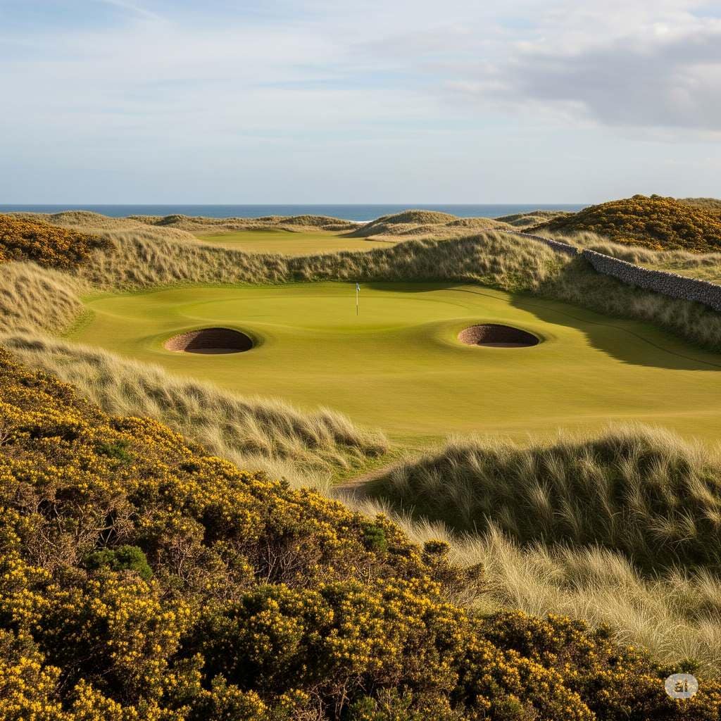 GCI Links-style Golf Course overhead view - golfcourseintel.com