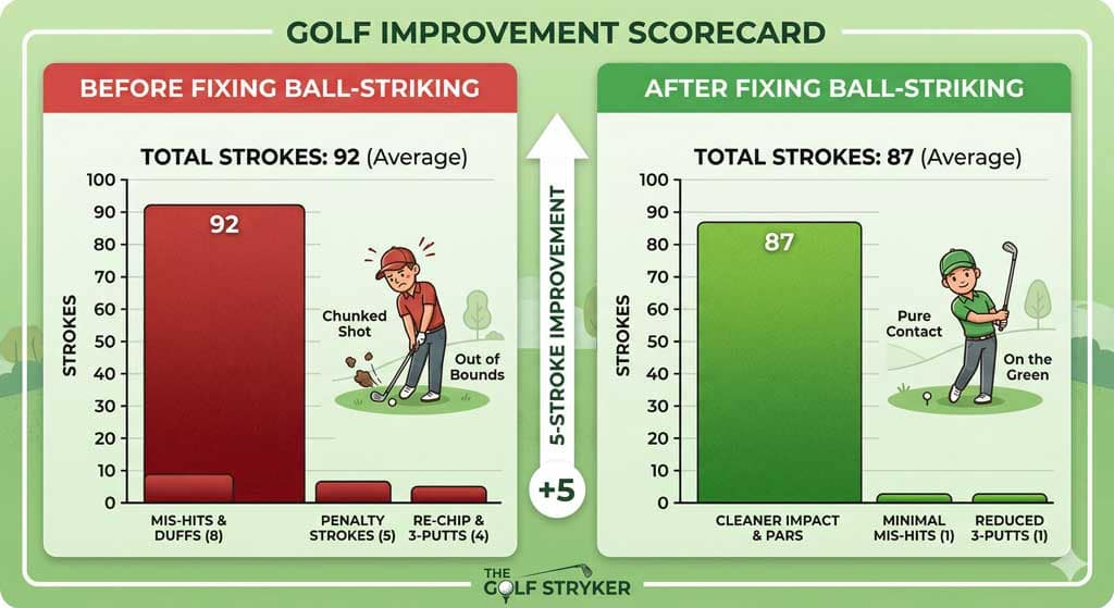 Stropkes Gained from Better Ball Striking - Golf Course Intel