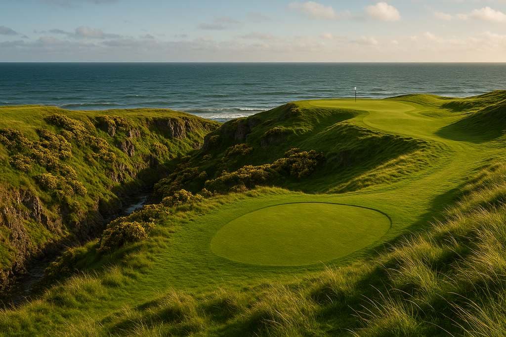 GCI Links-style Golf Course overhead view - golfcourseintel.com