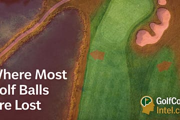 where are most golf balls lost