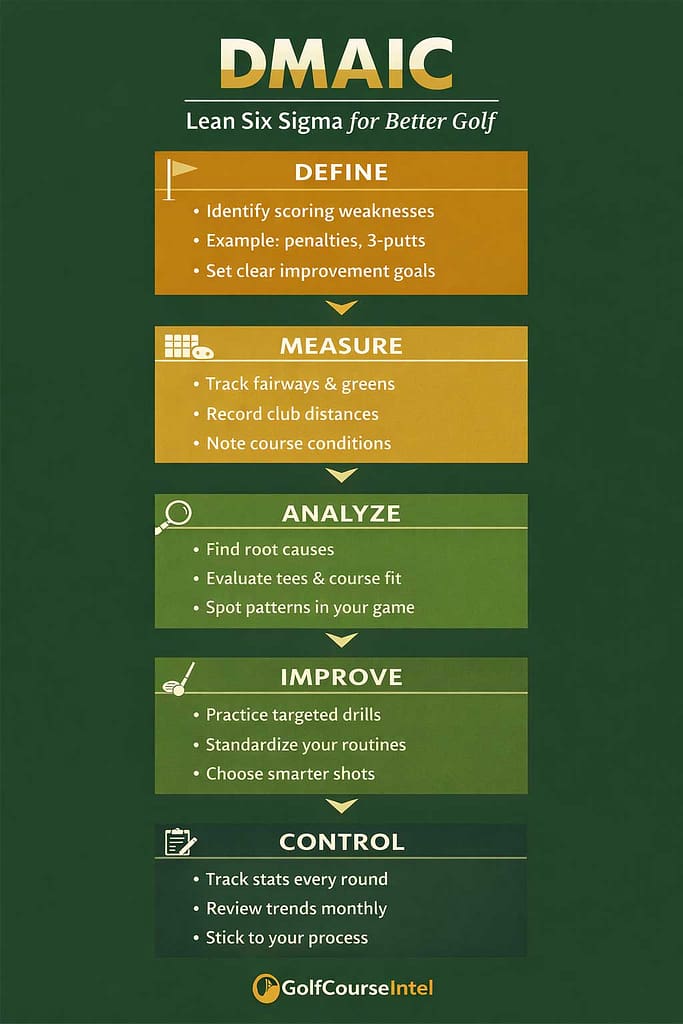 DMAIC Chart for golfers